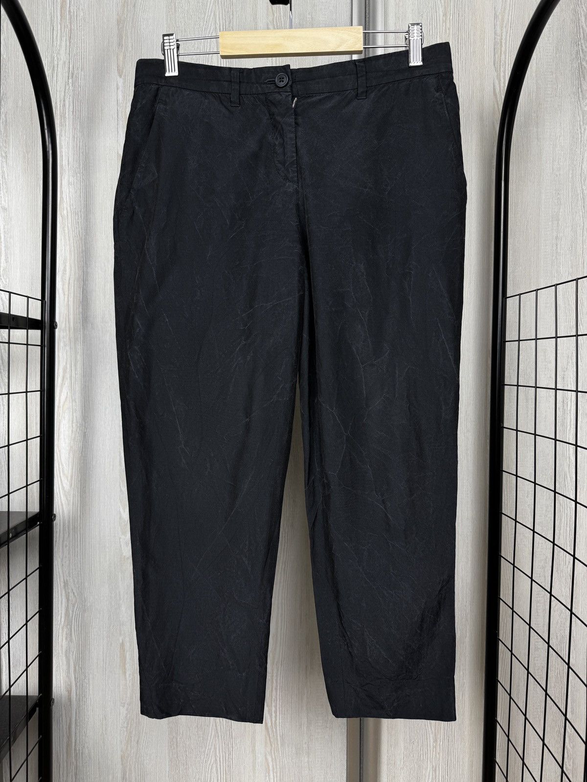 Miu Miu Miu Miu navy blue faded chino made in Italy pants size 42 Size 28" / US 6 / IT 42 - 2 Thumbnail