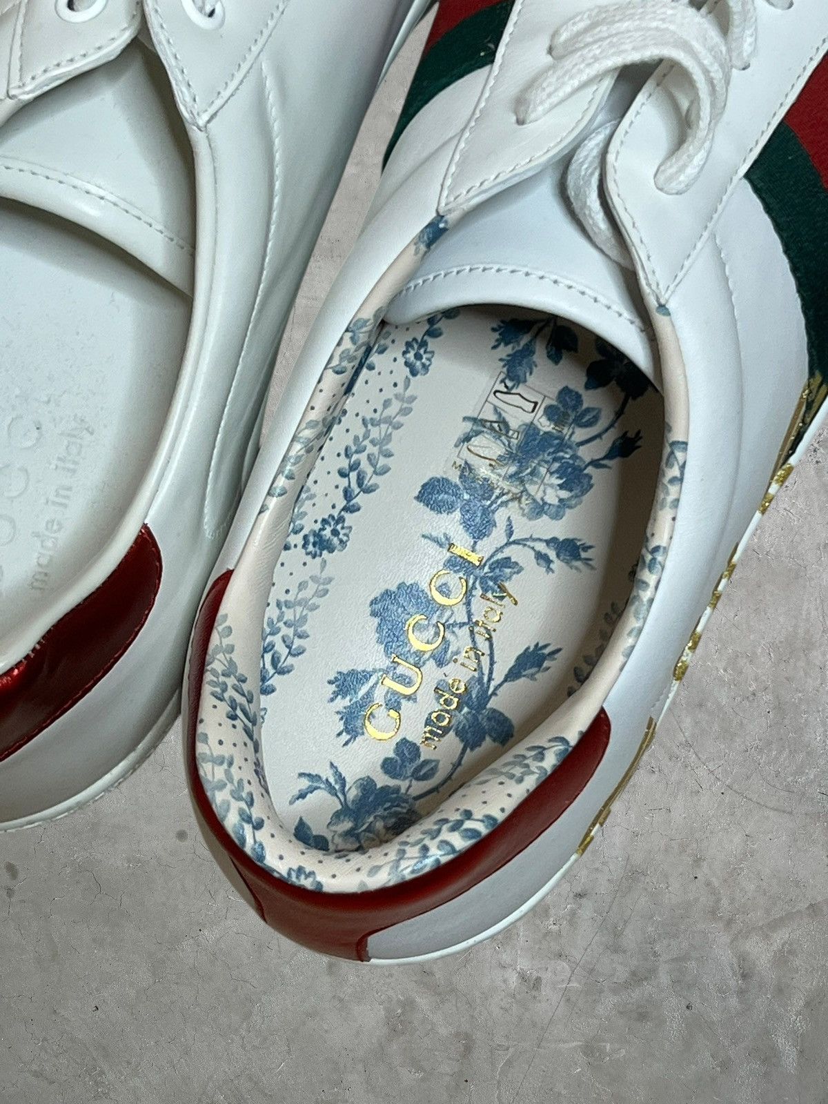Gucci Gucci Mismatch Leather Sneakers Size US 12 / EU 45 - 10 Thumbnail