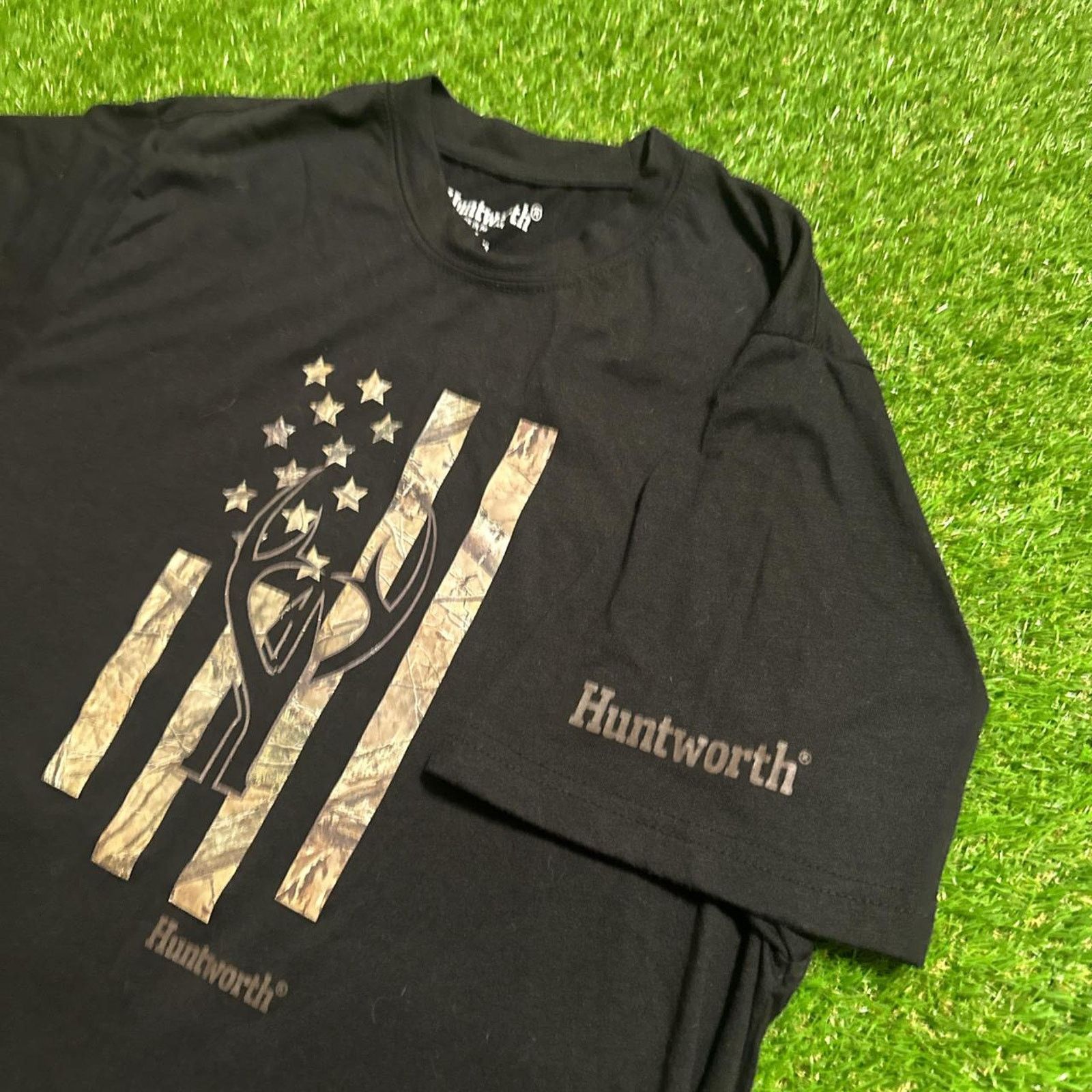 Other Huntworth Camo Flag Graphic T-Shirt Size US L / EU 52-54 / 3 - 5 Thumbnail