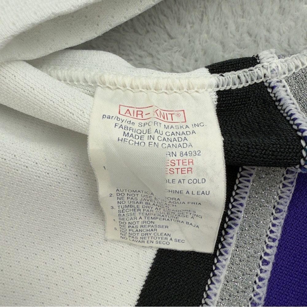 Reebok Vintage Reebok Los Angeles Kings Goalie Style Jersey Made i Size US XXL / EU 58 / 5 - 5 Thumbnail