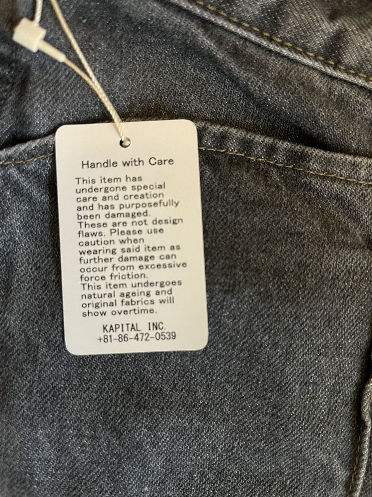 Kapital Kapital 14oz Black Denim 5P Frisko Size US 32 / EU 48 - 3 Thumbnail