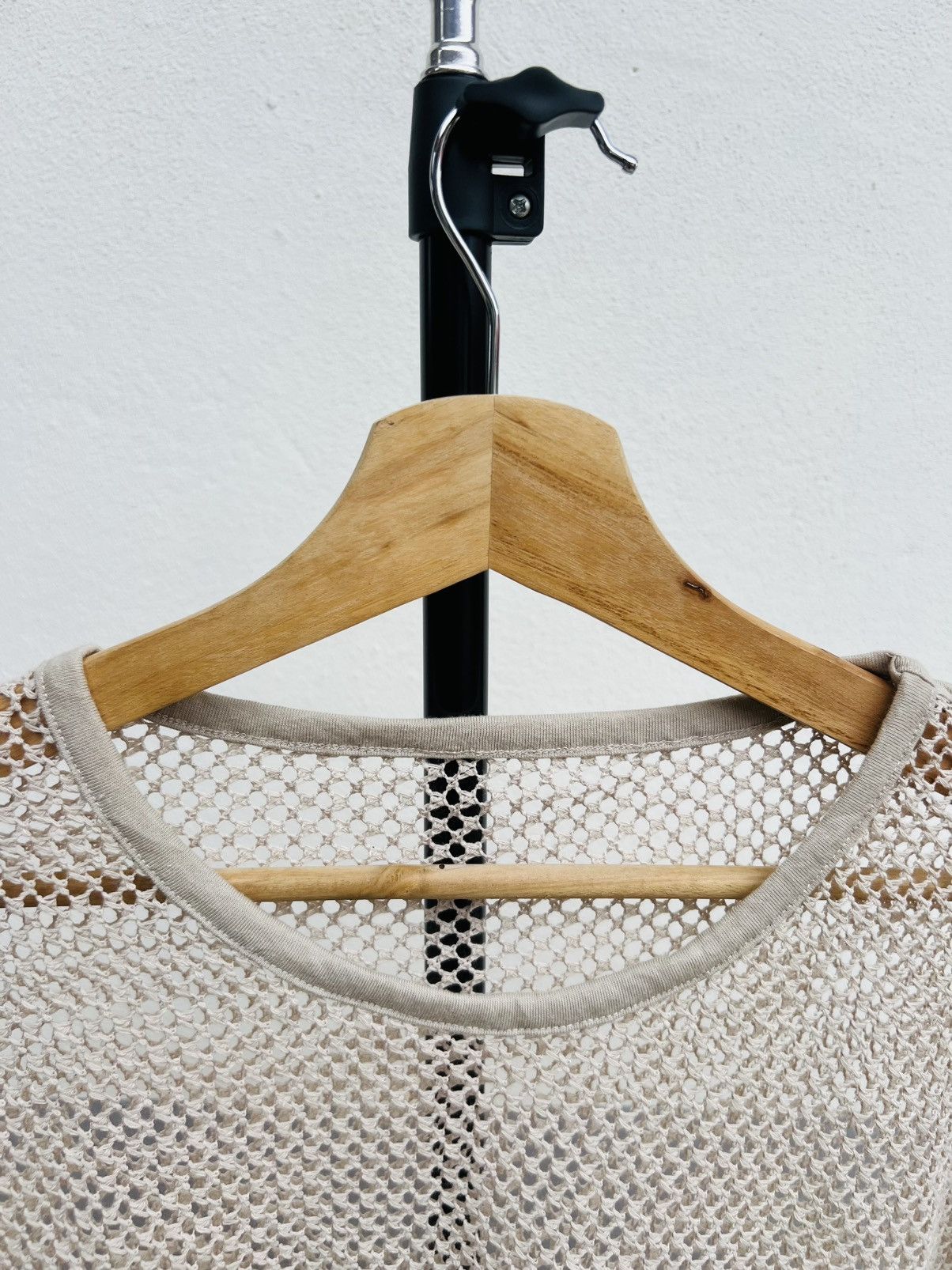 Ciaopanic JapaneseBrand Mesh Knit Top Fishnet Oversized Baggy Tee Size US XL / EU 56 / 4 - 4 Thumbnail