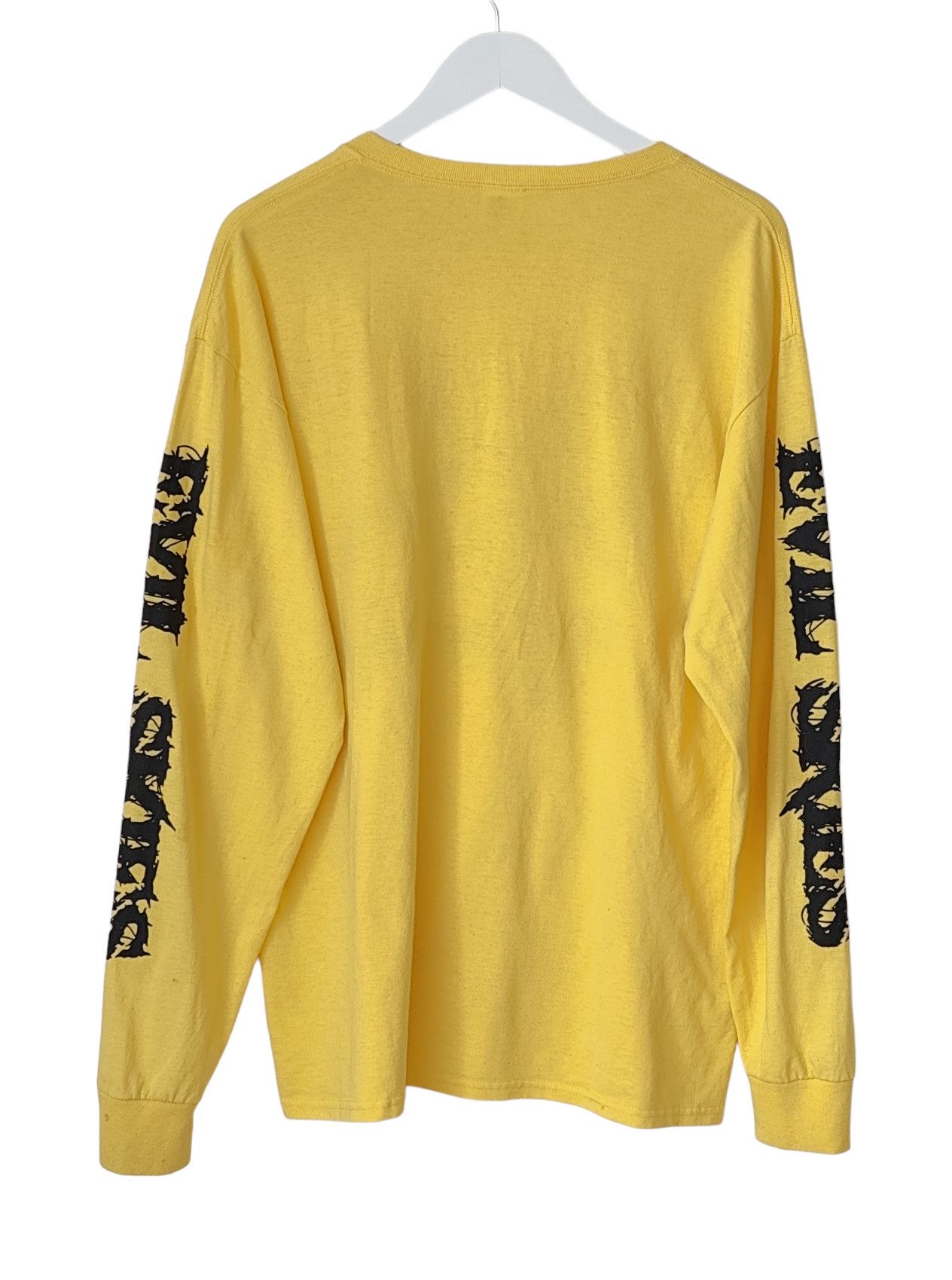Band Tees Half Evil x Lil Skies 2018 1st Merch Yellow Longsleeve Size US L / EU 52-54 / 3 - 4 Thumbnail