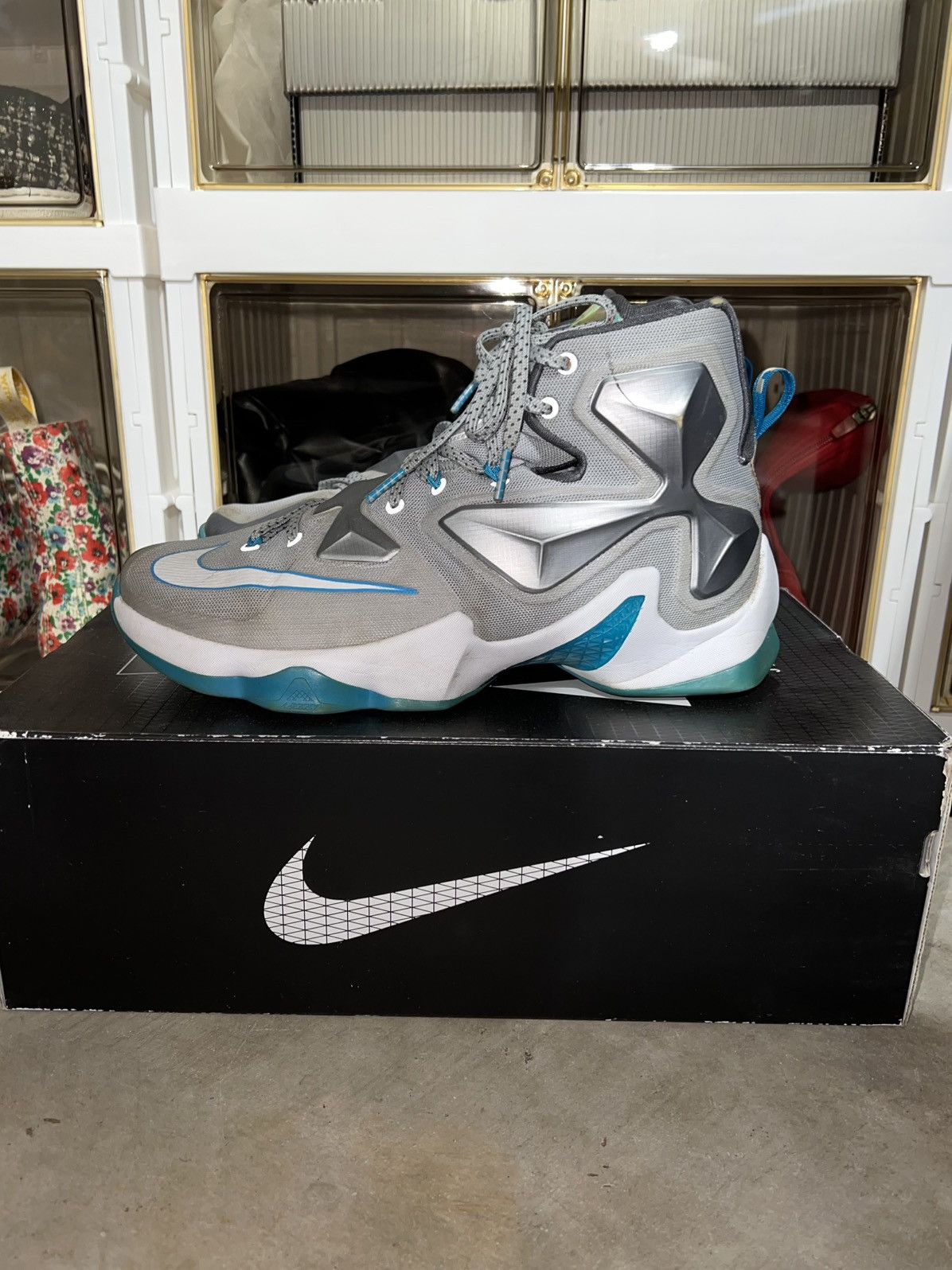 Nike Nike Lebron 13 Blue Lagoon - Size 9.5 Size US 9.5 / EU 42-43 - 1 Thumbnail