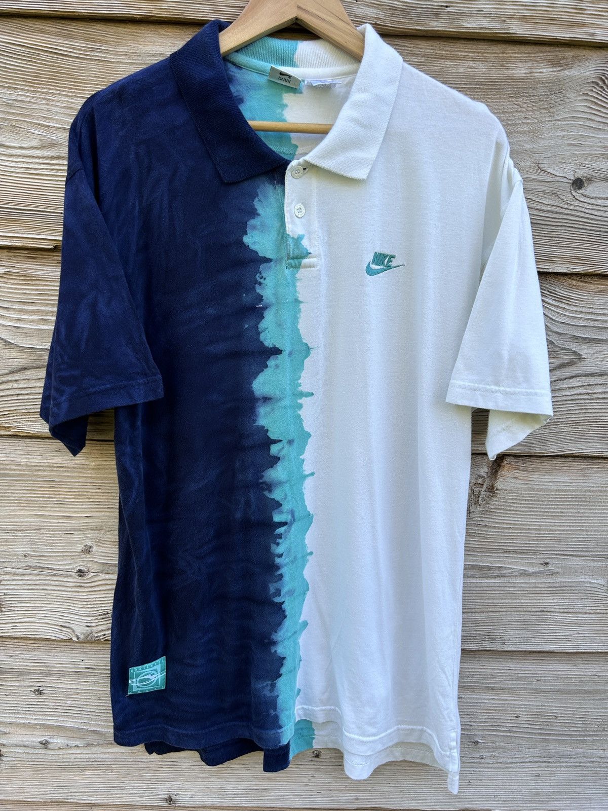 Nike 90s Vintage Challenge Court Nike Andre Agassi Dye Polo Shirt Size US M / EU 48-50 / 2 - 1 Thumbnail