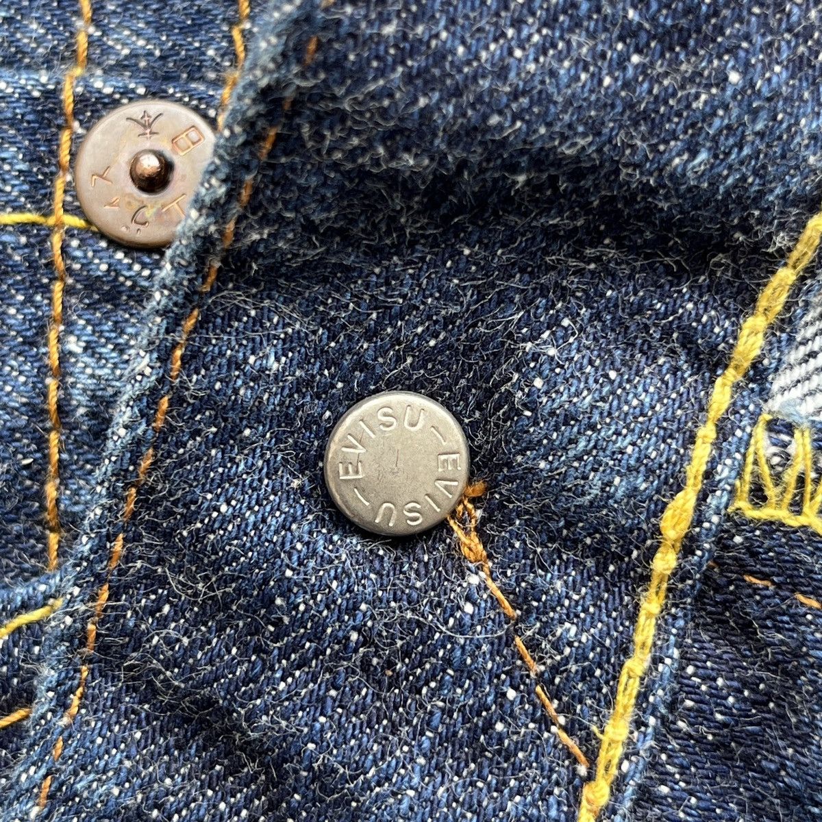 Evisu × Japanese Brand EVISU PARIS DAICOCK SELVEDGE JEANS Size US 32 / EU 48 - 11 Thumbnail