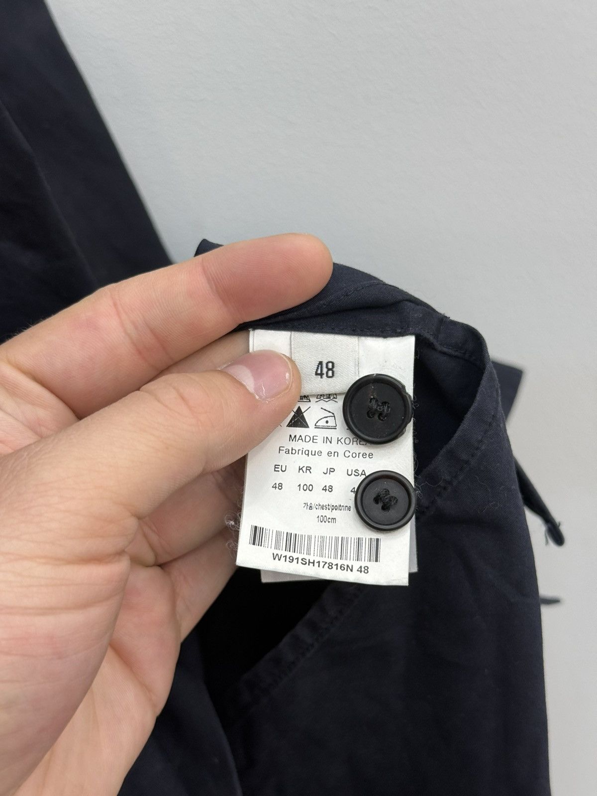 Wooyoungmi Wooyoungmi Modern Lover Embroidered Button Ups Overshirt Size US M / EU 48-50 / 2 - 7 Thumbnail