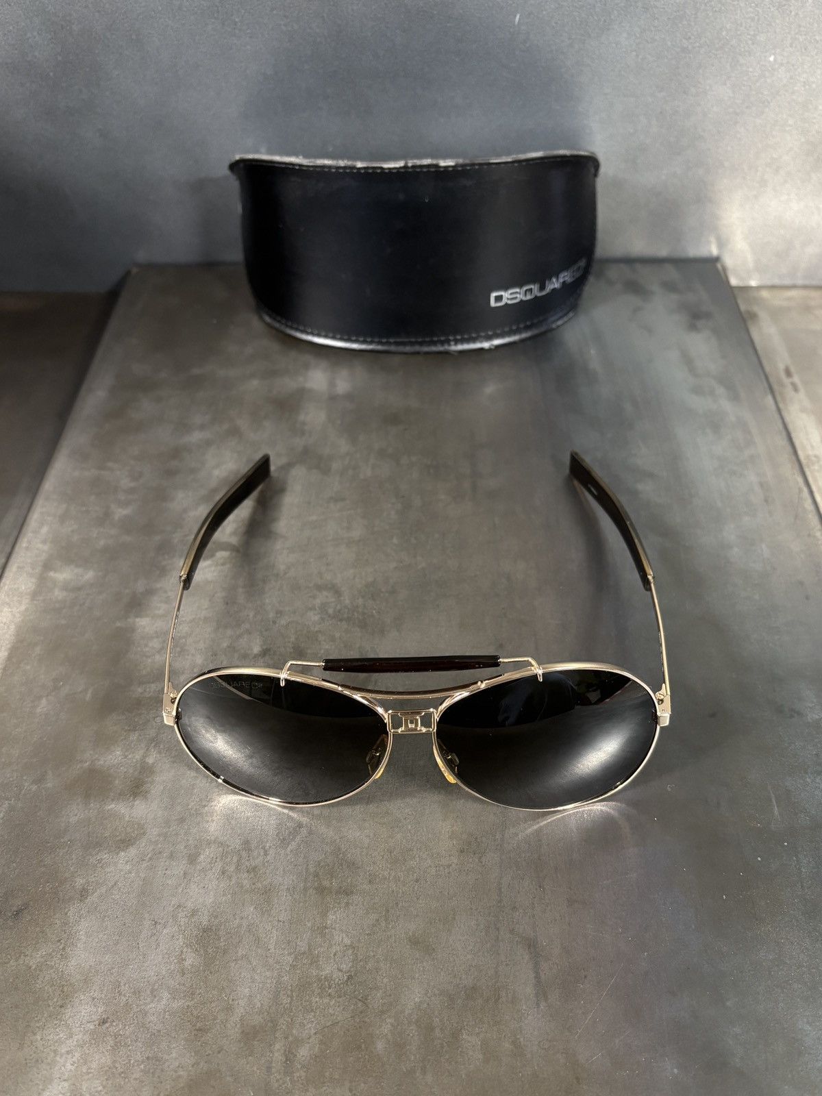 Dsquared2 2010 DSquared2 Sunglasses Metal Aviators DQ 0001 Italy Size ONE SIZE - 23 Thumbnail