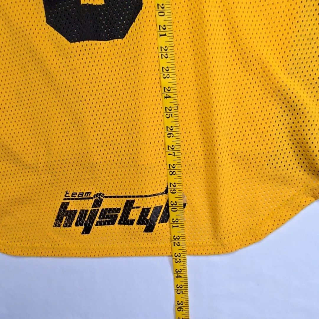 Vintage Vintage Hystyk Sport Hockey Jersey Yellow Black XL Jersey Size US XL / EU 56 / 4 - 11 Thumbnail