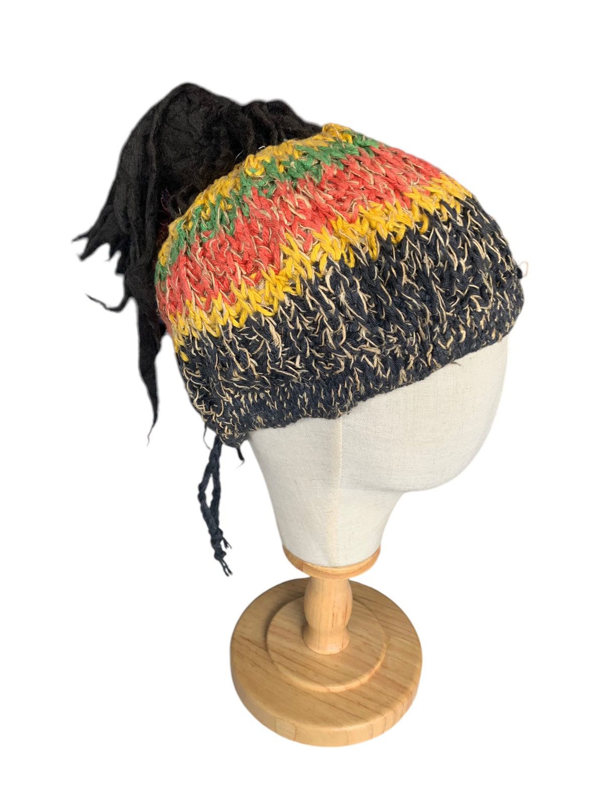 Kapital RARE HIPPIES STYLE 🌈 Amina Rasta Crochet knit Beanie Hats Size ONE SIZE - 2 Thumbnail