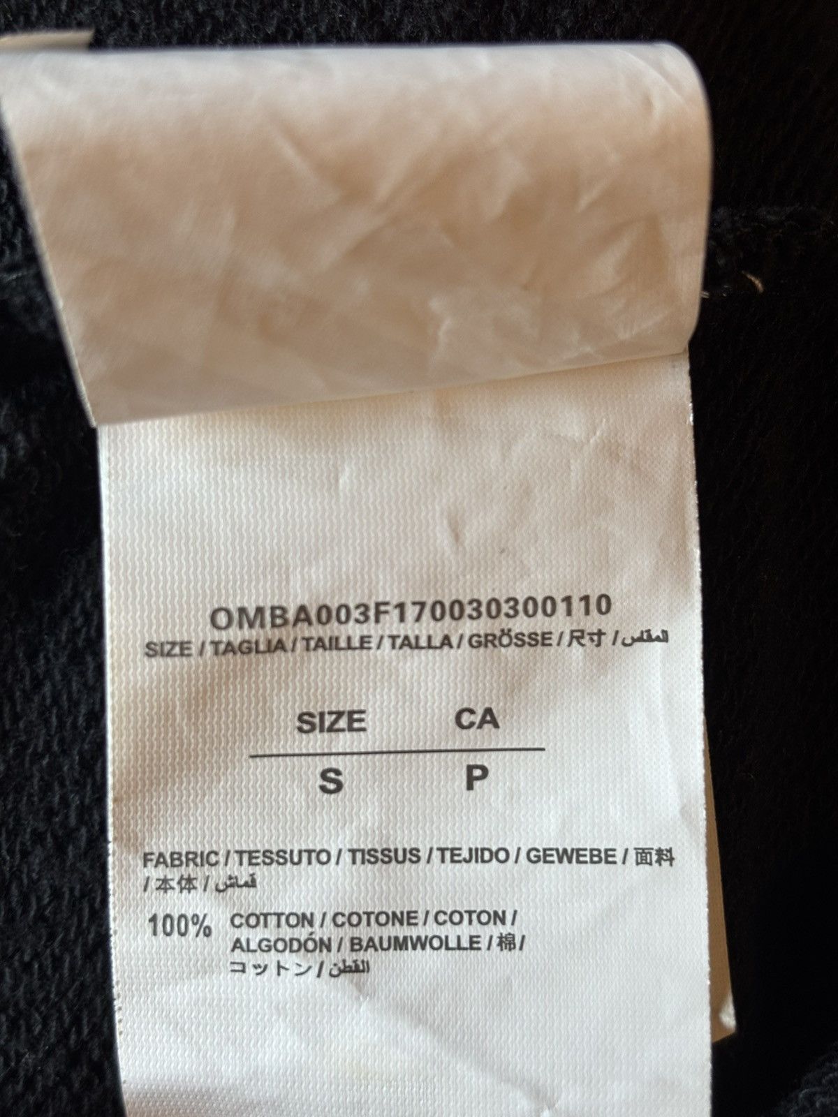 Off-White Seeing Things Black Crew Size US S / EU 44-46 / 1 - 9 Thumbnail