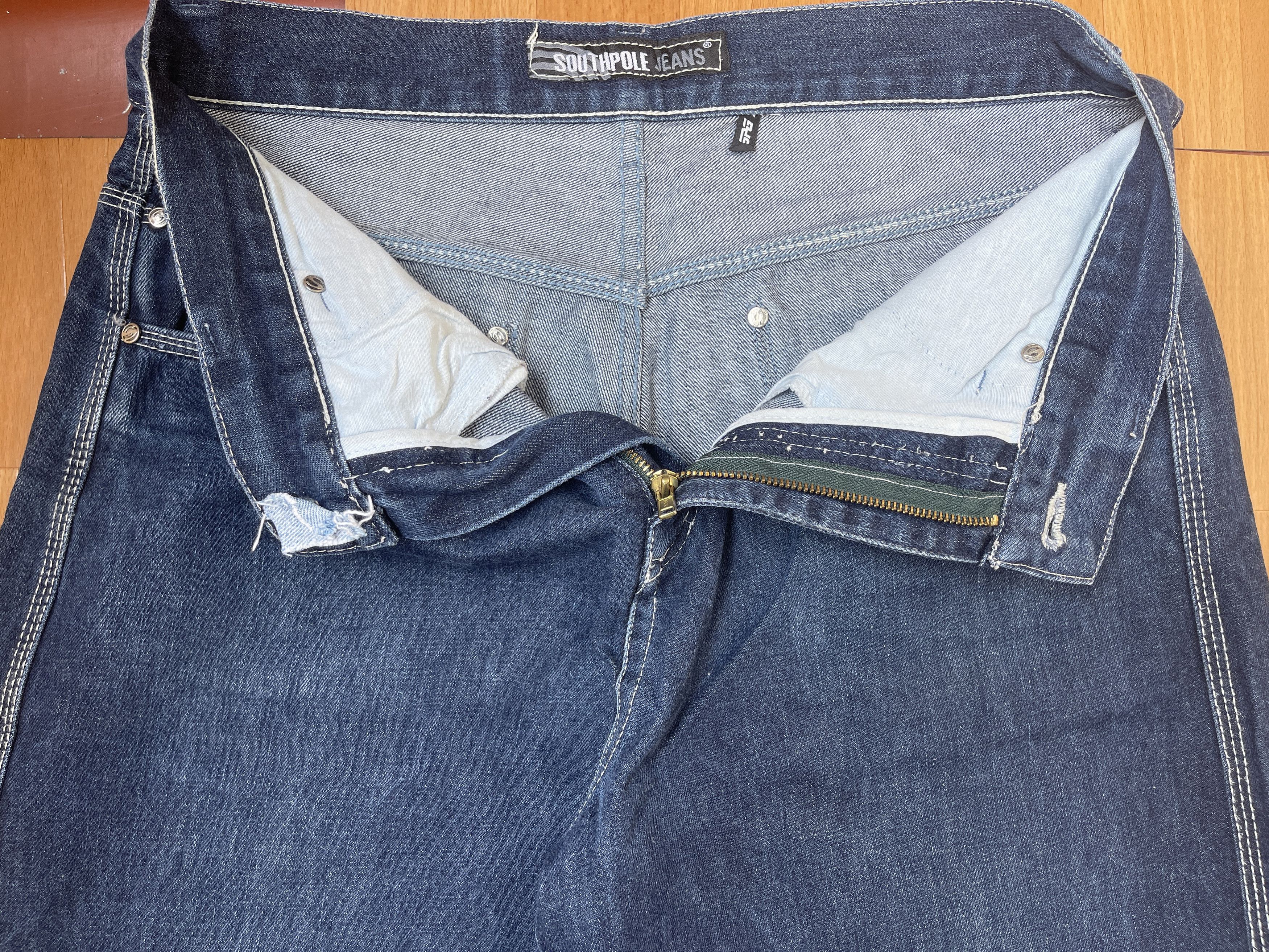 Southpole Southpole jeans, baggy vintage South Pole 90s hip hop Y2K 34 Size US 34 / EU 50 - 12 Thumbnail