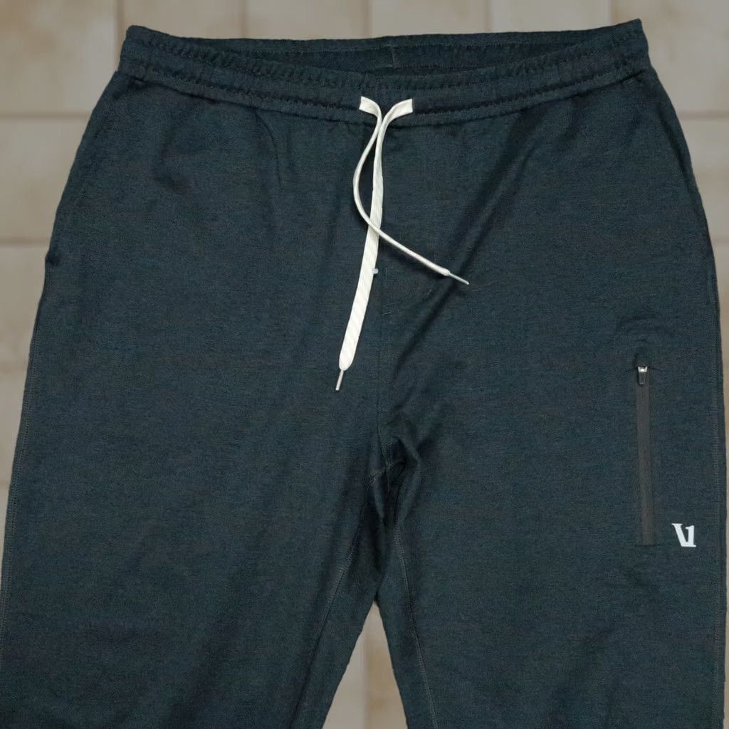 Vuori Vuori Pants Mens Large Blue Sunday Performance Jogger Stretch Zip Pocket V416 Size US 33 - 1 Thumbnail