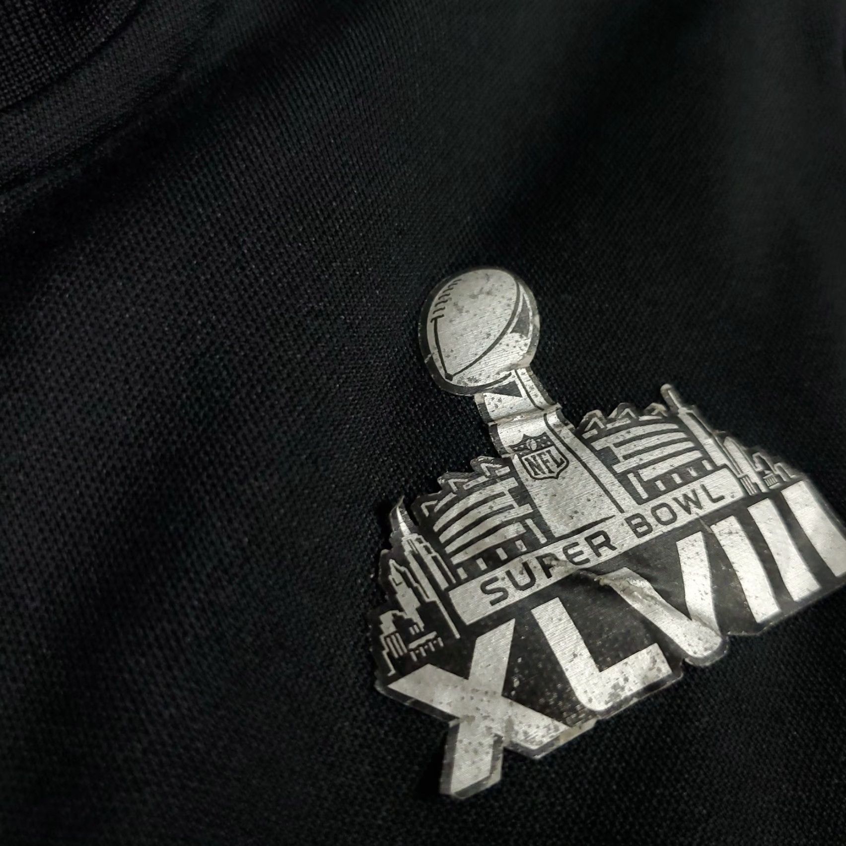 Nike Nike Jacket Womens Size Medium Black NFL Superbowl Full Zip Up Track Sweater Size M / US 6-8 / IT 42-44 - 3 Thumbnail