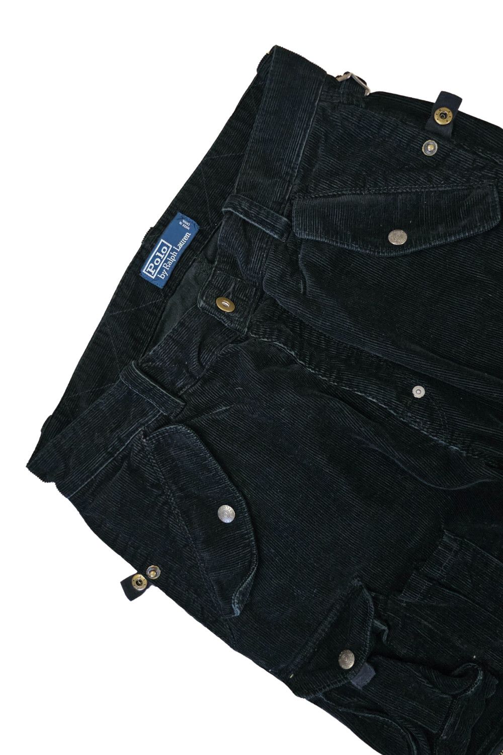 Polo Ralph Lauren Polo RL “Bullet Rivet” Corduroy Utility Cargos – early 2000s Size US 32 / EU 48 - 4 Thumbnail