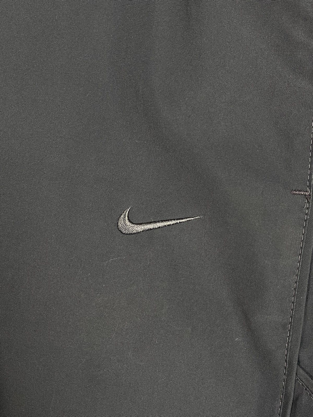 Nike × Vintage Vintage 00s Nike swoosh y2k nylon drill track pants Size US 35 - 6 Thumbnail