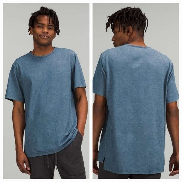 Lululemon Lululemon Commission Short Sleeve T-shirt River Blue Enzyme Size US M / EU 48-50 / 2 - 1 Thumbnail