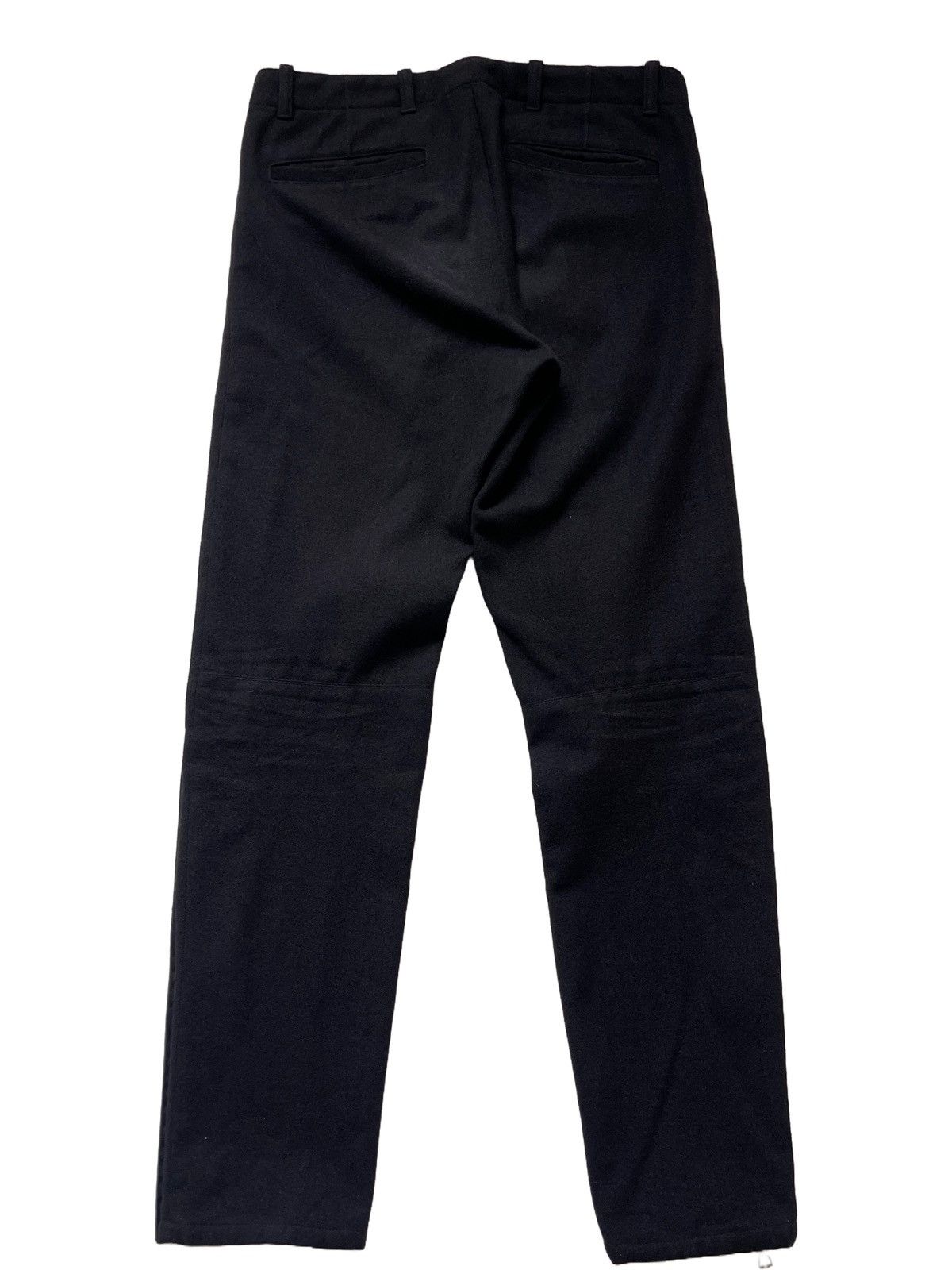 Dries Van Noten FW14 Motor Trousers in Black Wool Size US 30 / EU 46 - 3 Thumbnail
