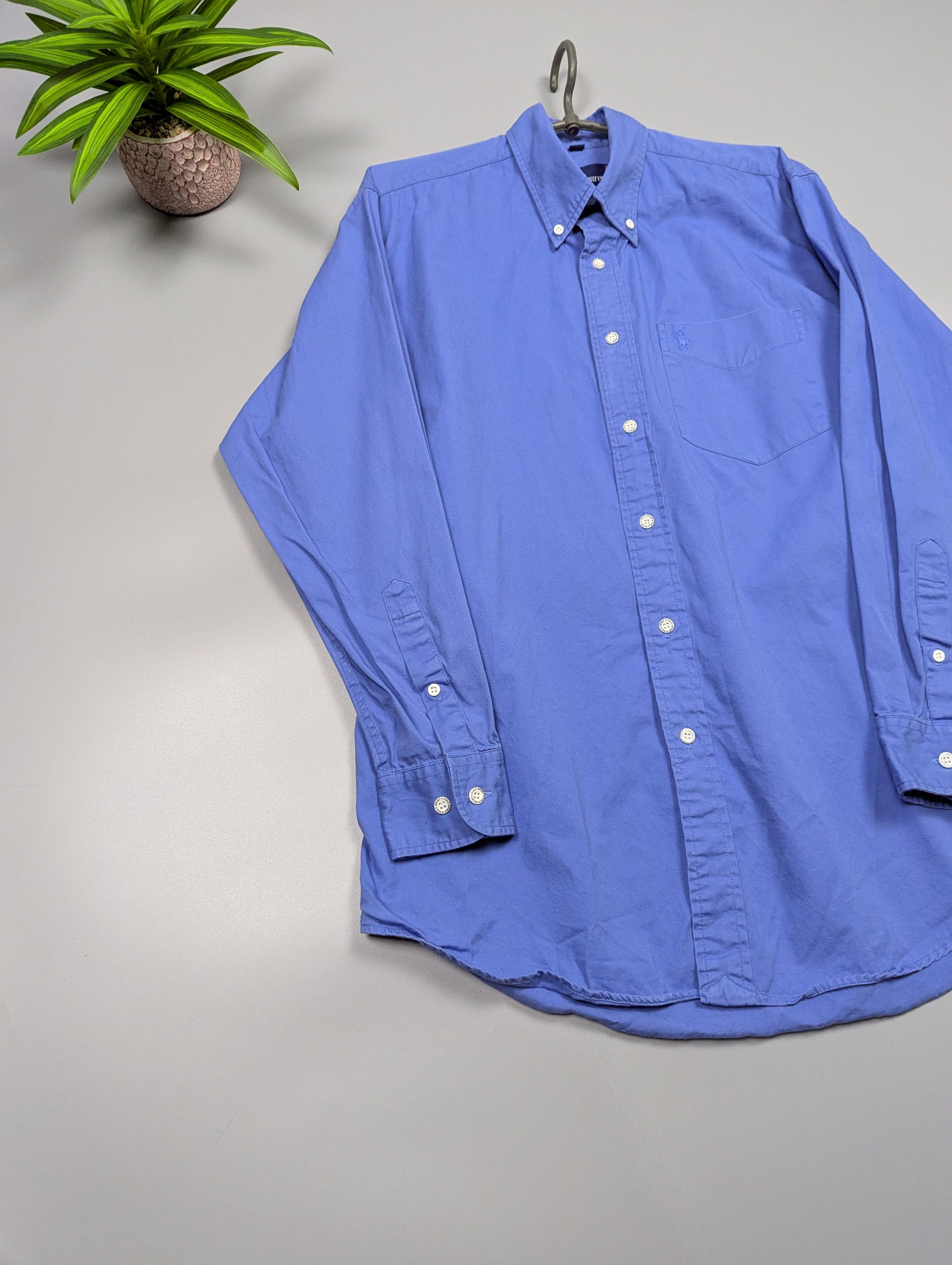 Polo Ralph Lauren Polo Ralph Lauren Vintage Purple Sport Shirt Chest Pocket Size US M / EU 48-50 / 2 - 4 Thumbnail