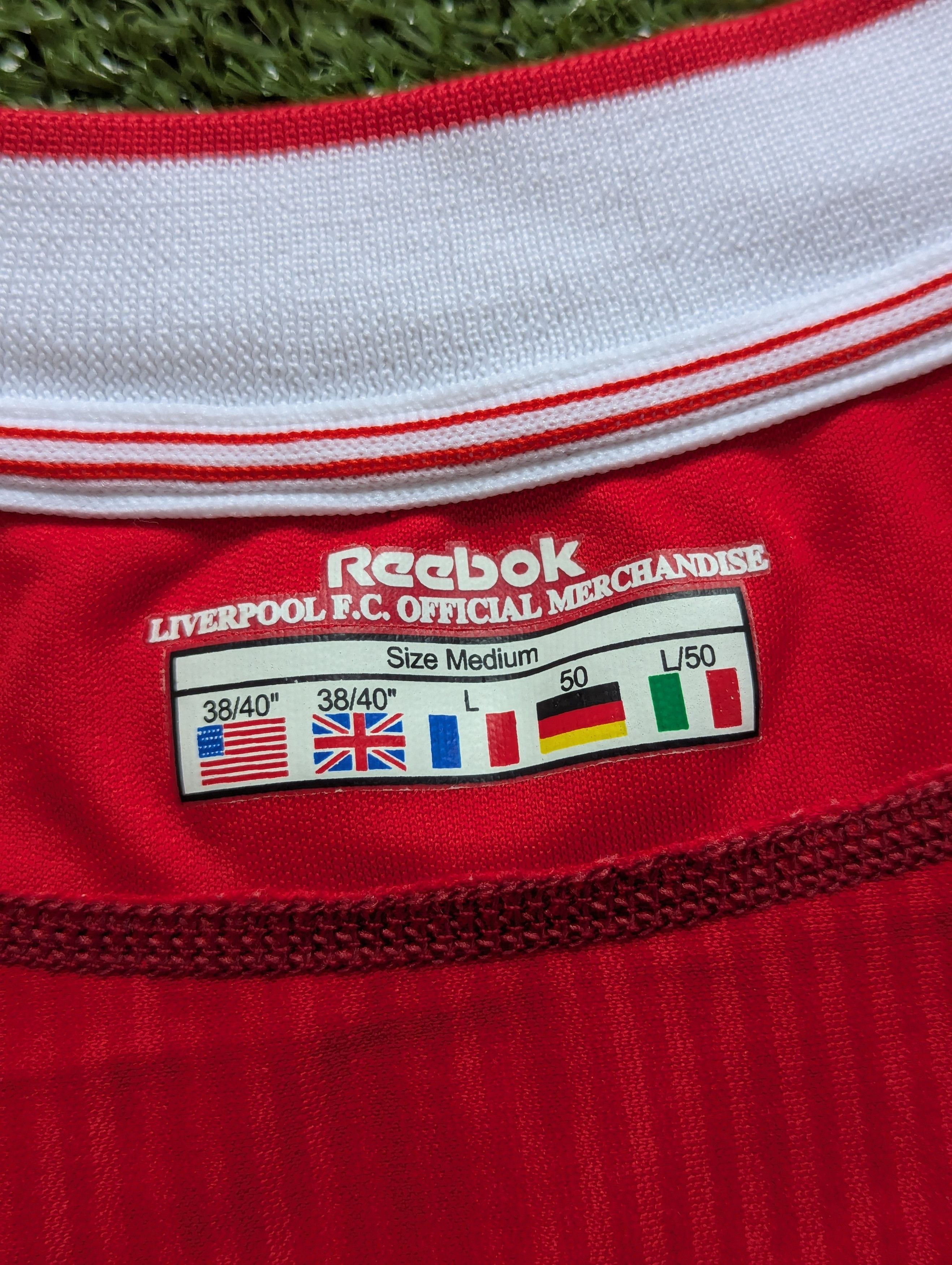 Reebok LIVERPOOL 2002/2003 HOME FOOTBALL SHIRT JERSEY SIZE M REEBOK Size US M / EU 48-50 / 2 - 3 Thumbnail