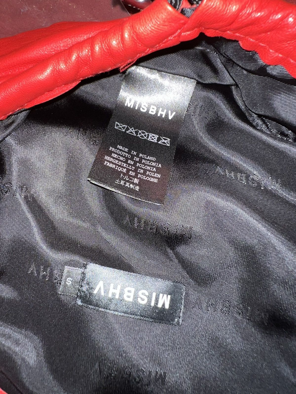 Misbhv MISBHV red vegan leather beret ❤️‍🔥🌶️ Size ONE SIZE - 10 Thumbnail