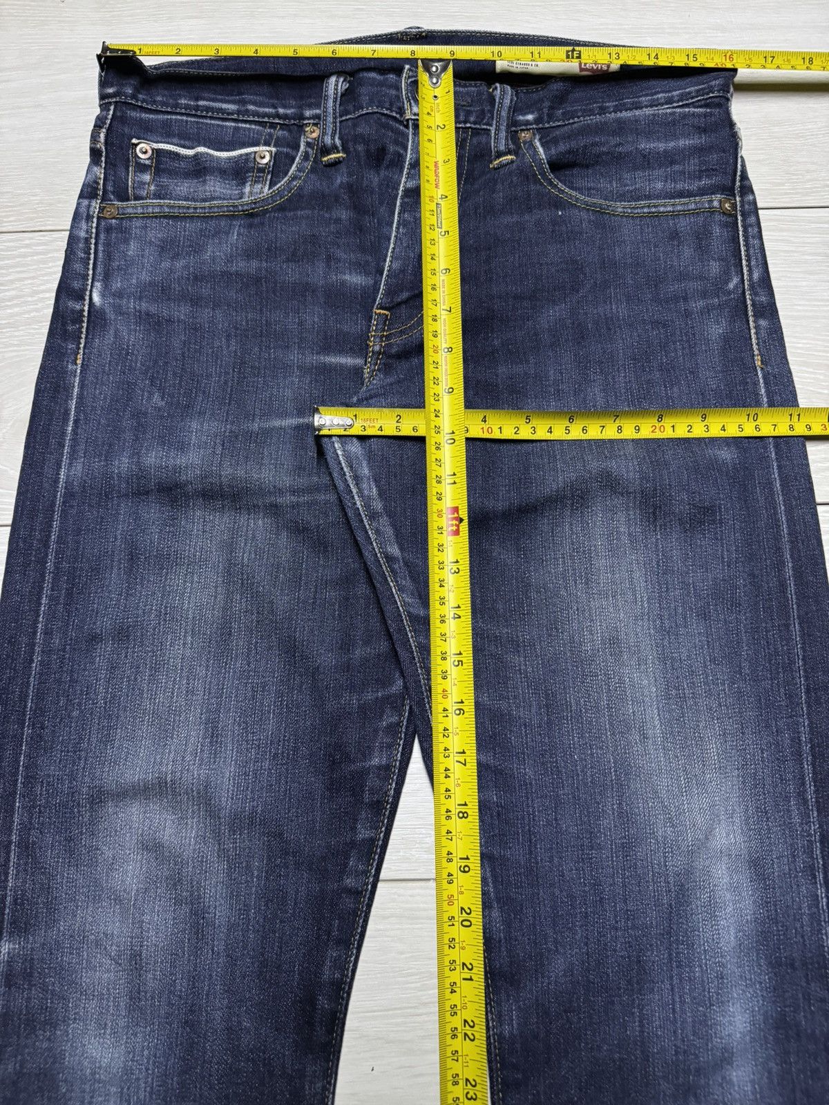 Levi's Vintage Levis 511 Y2K Japan 511 Selvedge Slim Fit Jeans Size US 32 / EU 48 - 13 Thumbnail