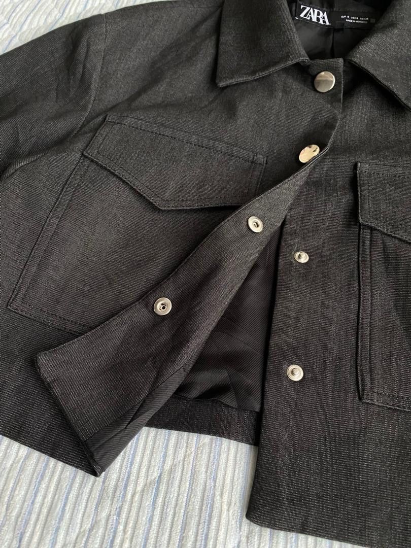 Zara Zara Cropper Jacket Size S / US 4 / IT 40 - 6 Thumbnail
