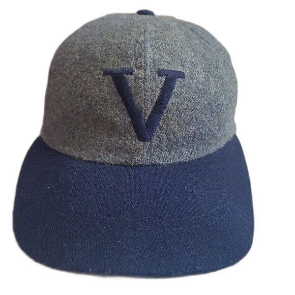 NCAA Vtg Virginia University Wool Baseball Cap hat Scissorhands Size ONE SIZE - 1 Thumbnail