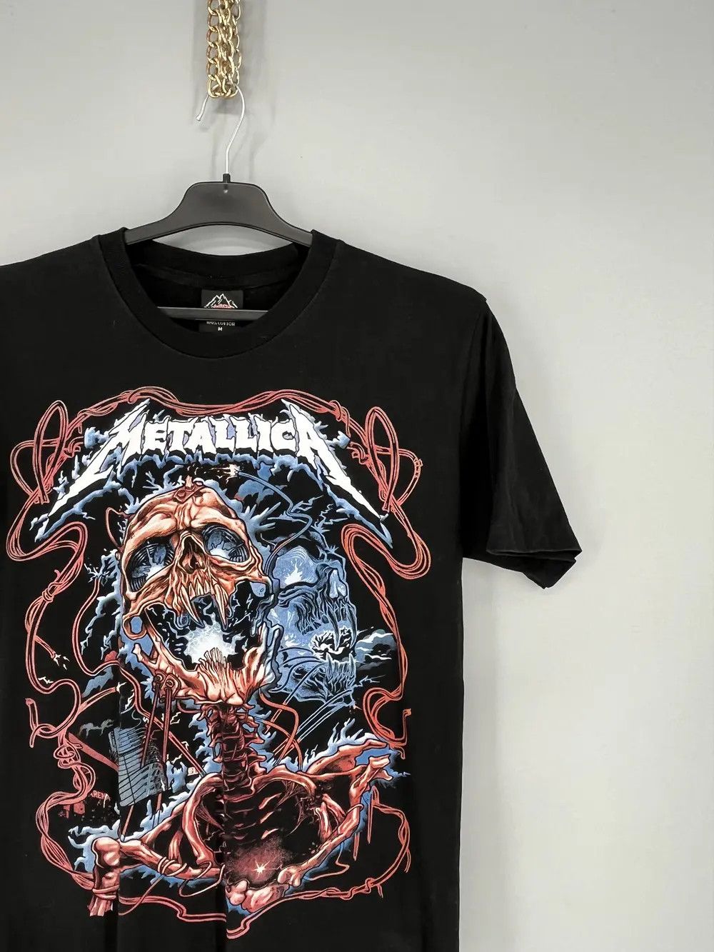Band Tees Vintage 90s Metallica Birmingham England Concert TShirt Size US M / EU 48-50 / 2 - 5 Thumbnail