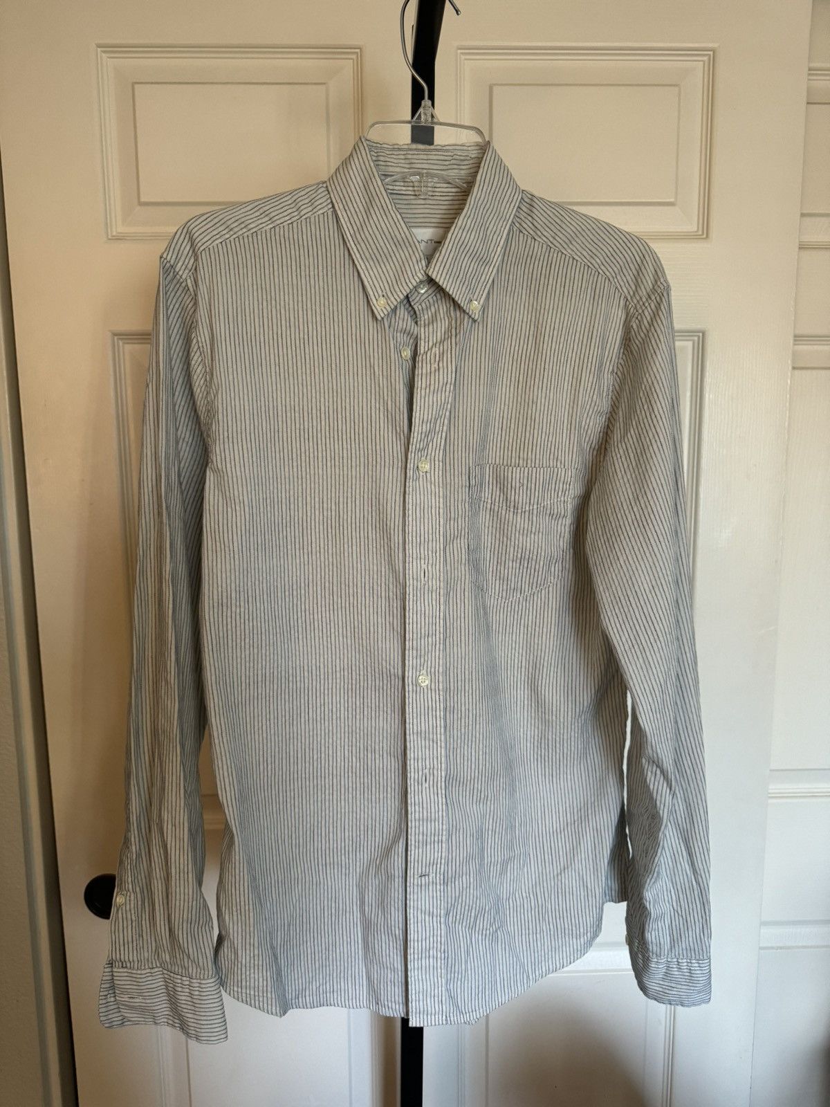 Gant Rugger Gant rugger pinstriped seersucker shirt Size US M / EU 48-50 / 2 - 2 Thumbnail