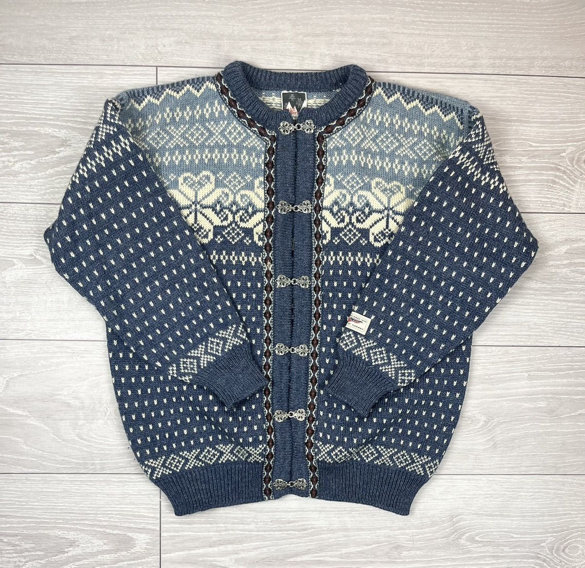 Dale Of Norway Dale Of Norway Vintage Wool Cable Knit Buckle Sweater XL Size US XL / EU 56 / 4 - 2 Thumbnail