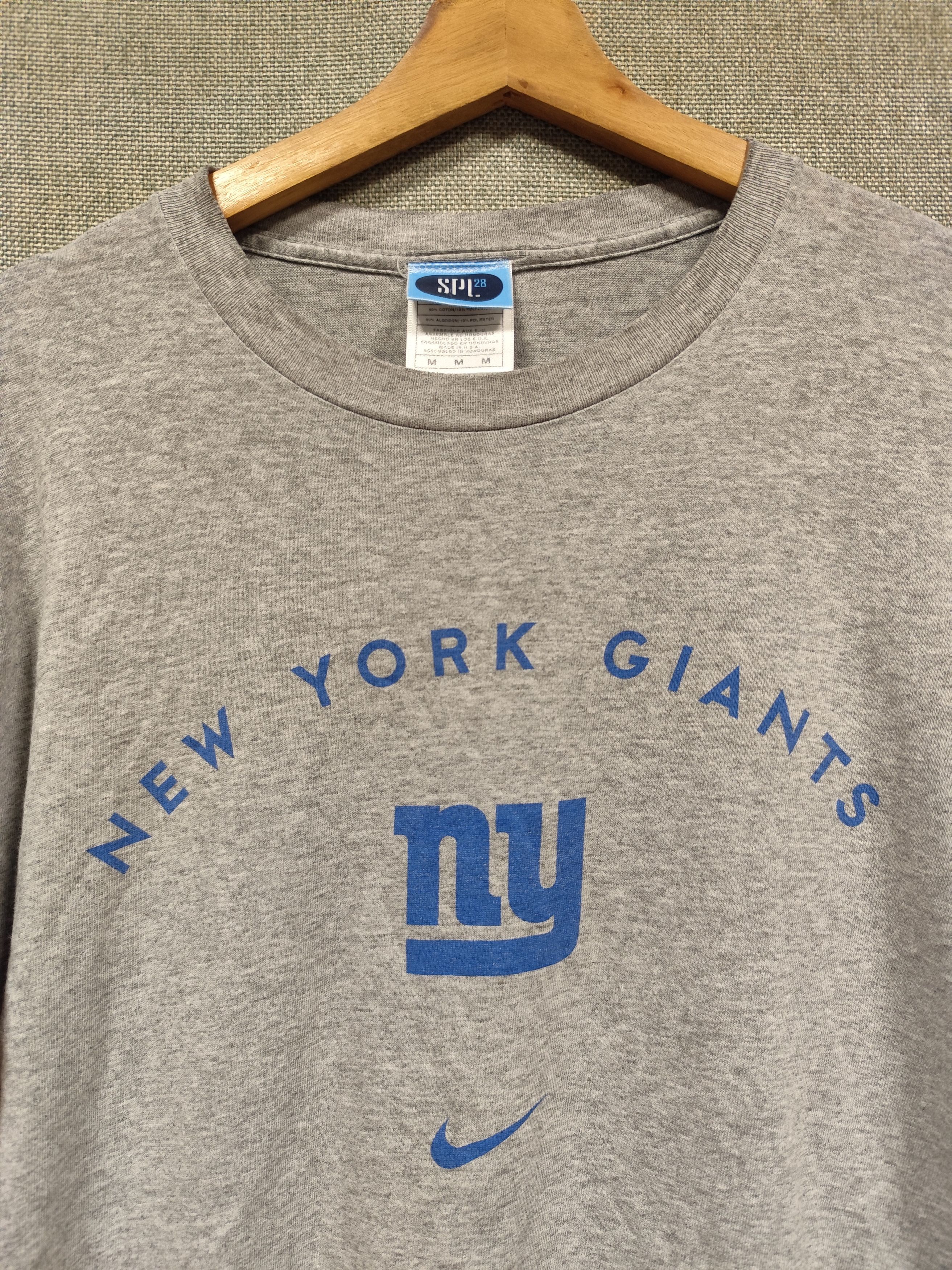 Nike Vintage 90s t shirt nike nfl new york giants Size US M / EU 48-50 / 2 - 3 Thumbnail