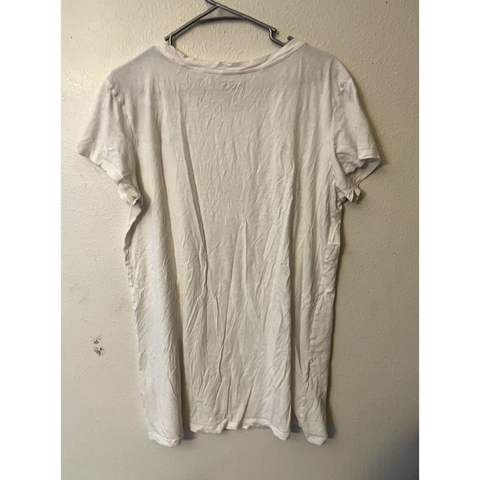 Victoria's Secret Victoria's Secret Shirt Womens White Lounge Short Sleeve Round Neck Pullover T-Shirt Basic Solid Casual Medium Size M / US 6-8 / IT 42-44 - 3 Thumbnail
