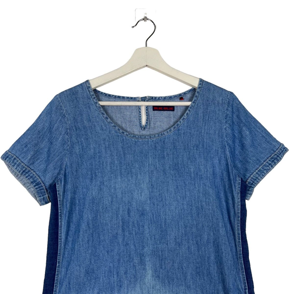 Blue Blue Japan × Indigo × Kapital 🔥 BLUE BLUE DYED INDIGO DRESS Size M / US 6-8 / IT 42-44 - 3 Thumbnail