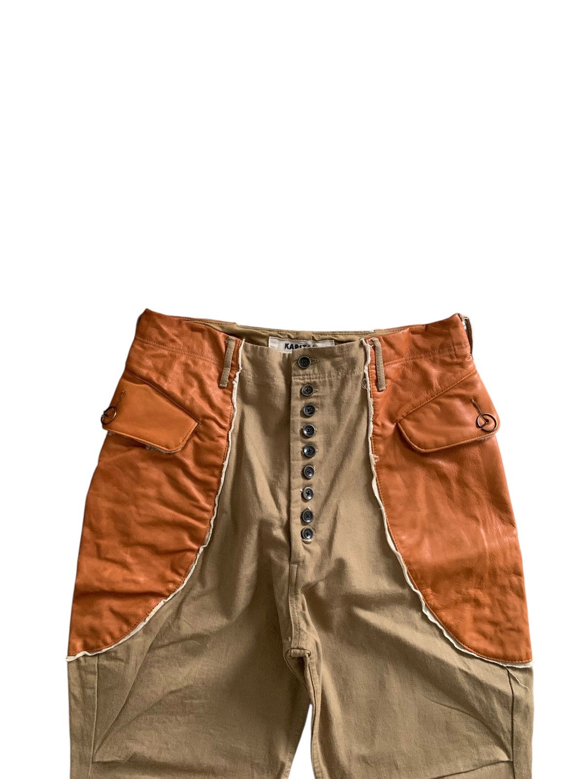 Kapital Rare Kapital Hiro Hirata Mixed Leather Pocket Pants Size US 32 / EU 48 - 3 Thumbnail