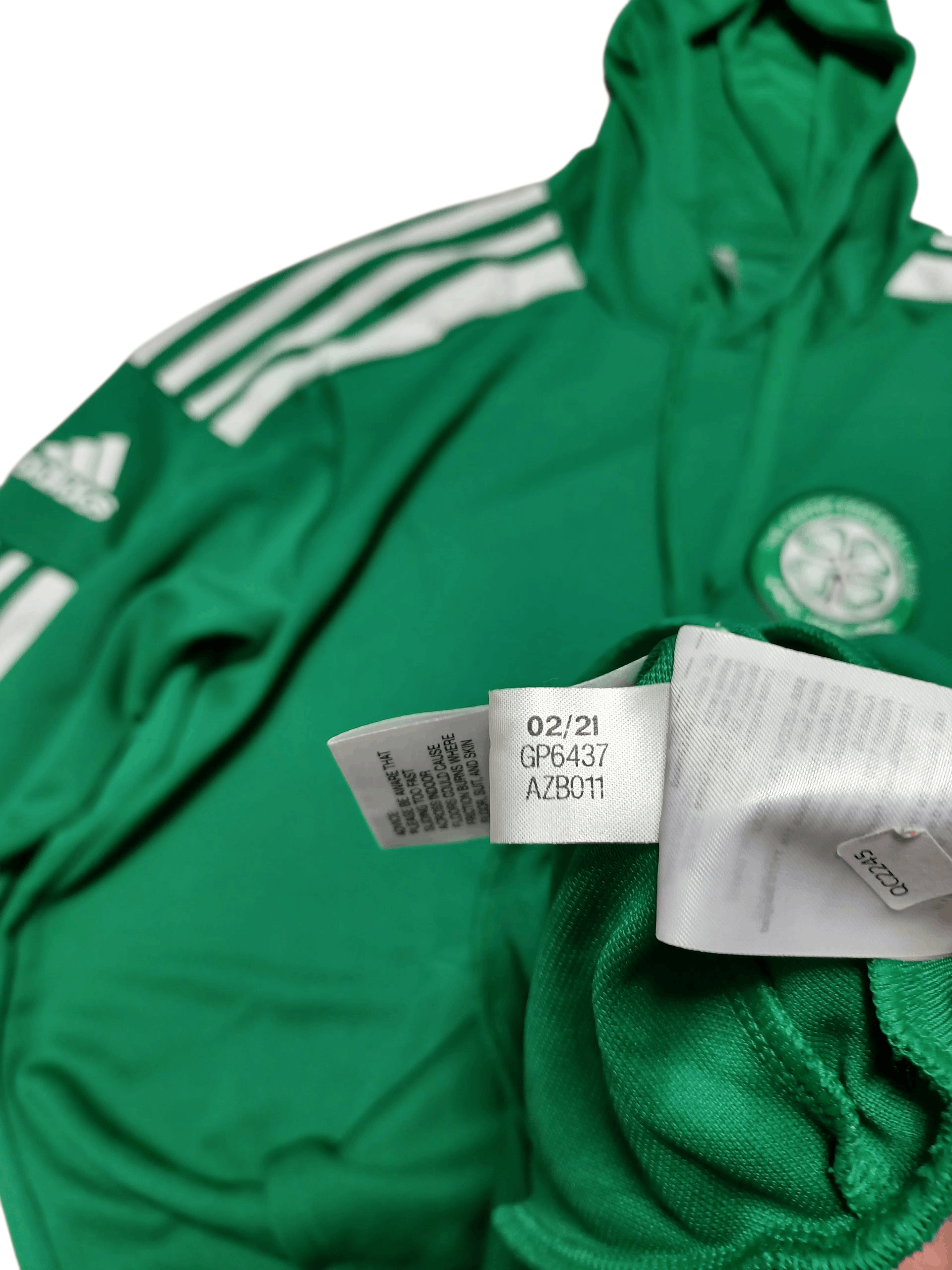 Adidas ADIDAS CELTIC CLASGOW TRAINING HOODIE SOCCER FOOTBALL Size US S / EU 44-46 / 1 - 5 Thumbnail