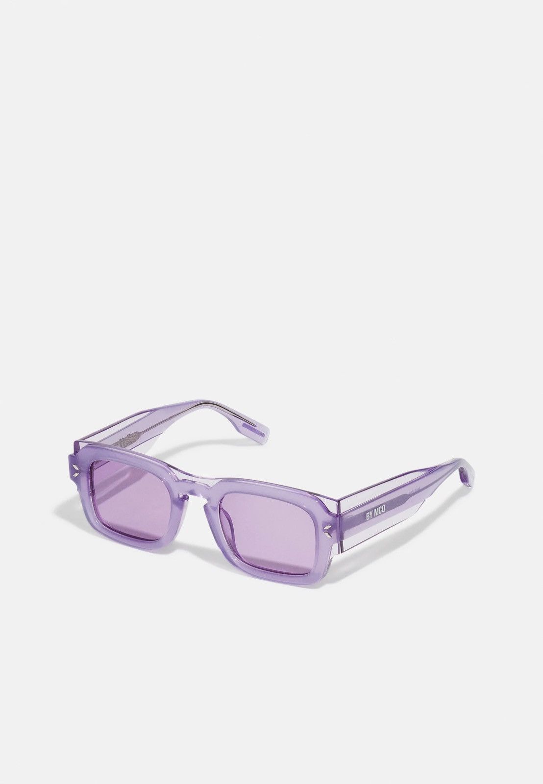 Alexander McQueen × McQ Alexander McQueen !DS! SS23 Alexander Mcqueen MQ0359S Violet Square Sunglasses Size ONE SIZE - 1 Thumbnail