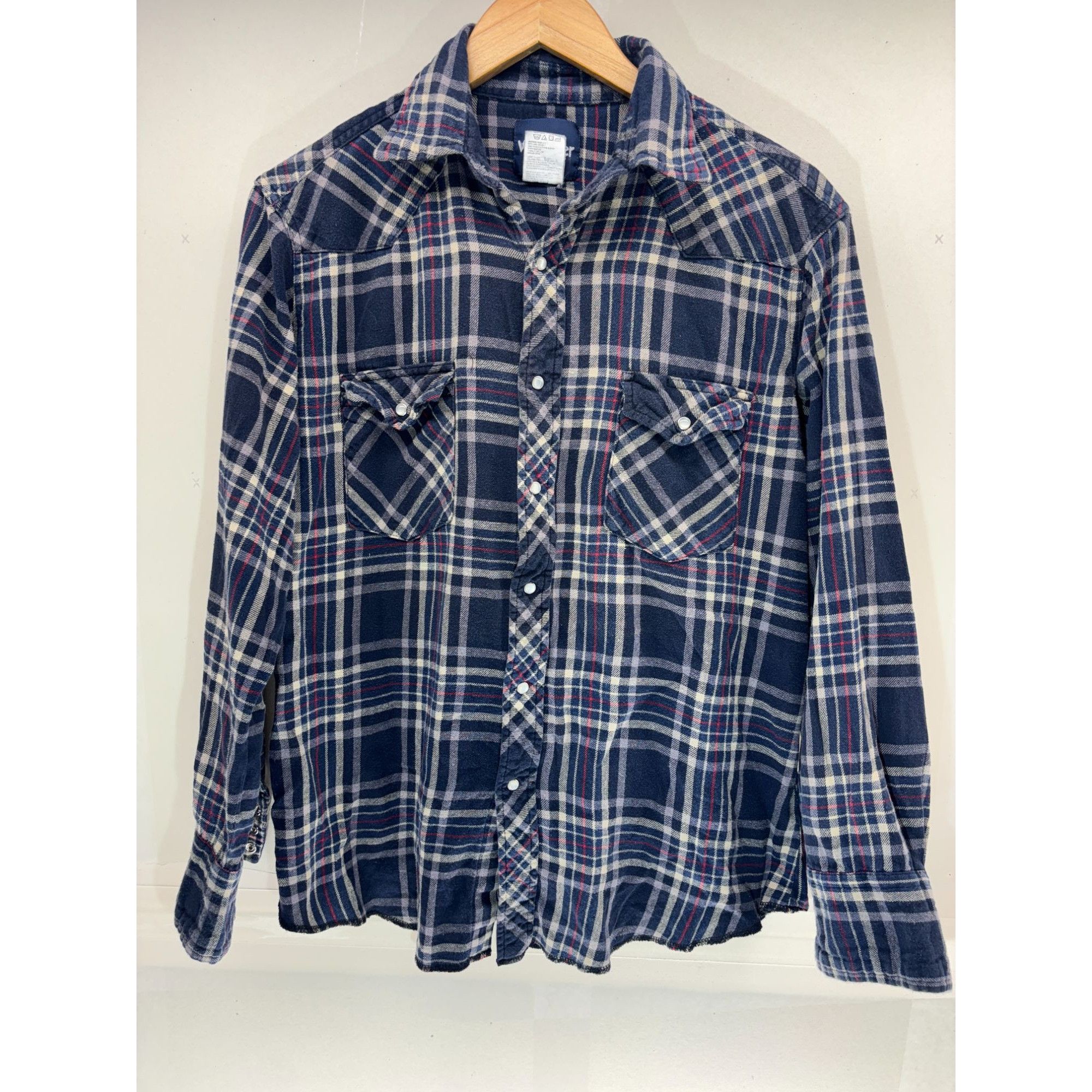 Wrangler Vintage Wrangler Mens Plaid Flannel Long Sleeve Button-Up Sh Size US XL / EU 56 / 4 - 1 Thumbnail