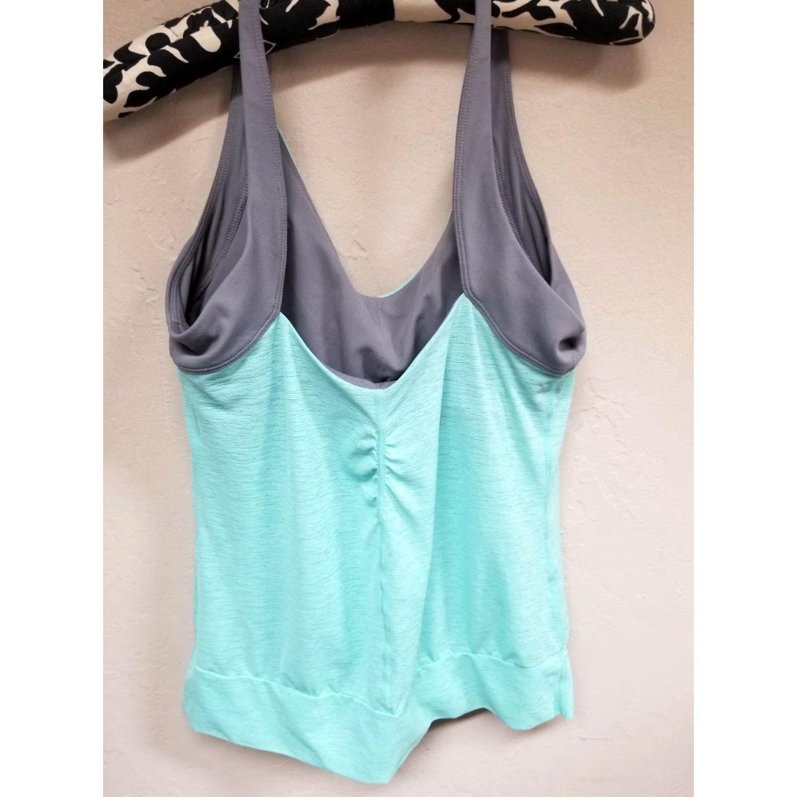 Prana prAna Womens Athletic Yoga Tank Top Blue Gray XS Scoop Neck Sleeveless Pullover Regular Fit Size XS / US 0-2 / IT 36-38 - 2 Thumbnail
