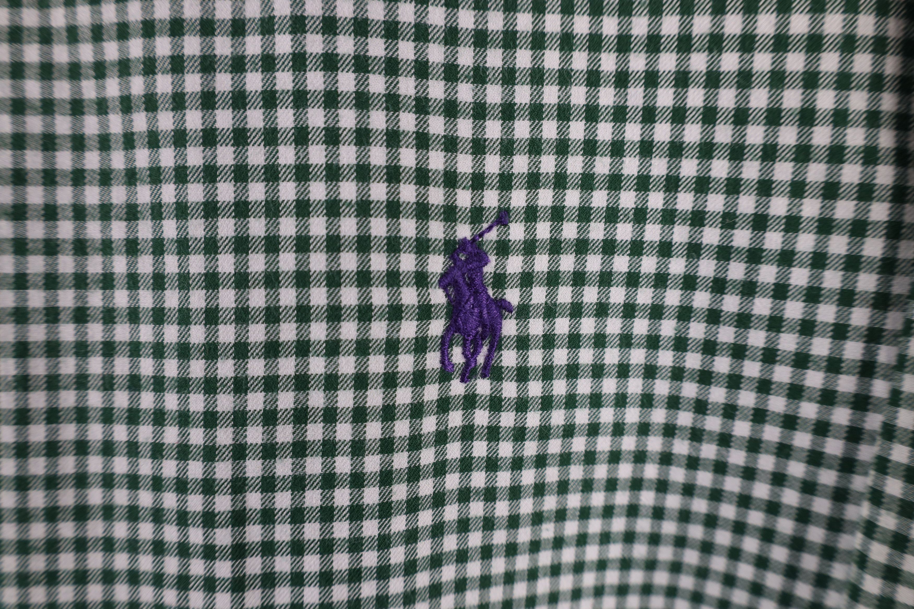 Ralph Lauren × Vintage Vintage Ralph Lauren Flannel Collared Button Down Shirt Size US XL / EU 56 / 4 - 4 Thumbnail