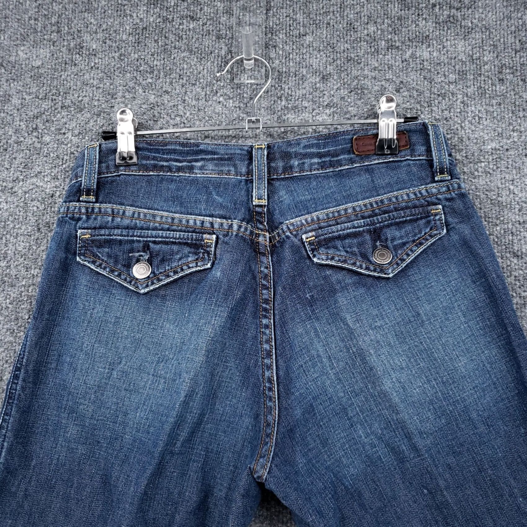 Calvin Klein Calvin Klein Womens Shorts Blue 2 Skimmer 12" Mid-Rise 5-Pocket Denim Rinse Wash Size 26" / US 2 / IT 38 - 7 Thumbnail