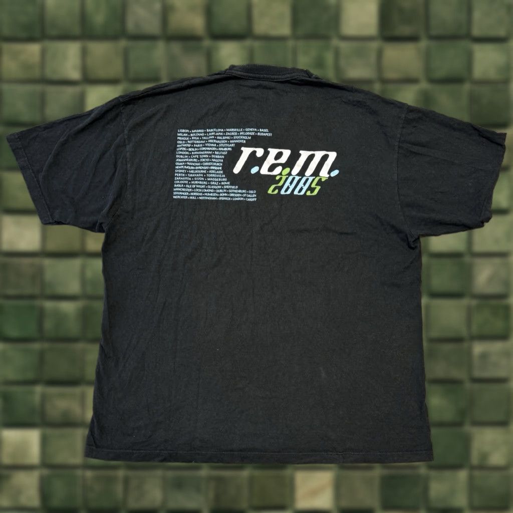 Vintage VINTAGE R.E.M. 2005 European Tour T-Shirt XL Black Band Concert Tee Shirt Unbranded Unisex Adults Short Sleeve Mens Womens Size US XL / EU 56 / 4 - 1 Thumbnail