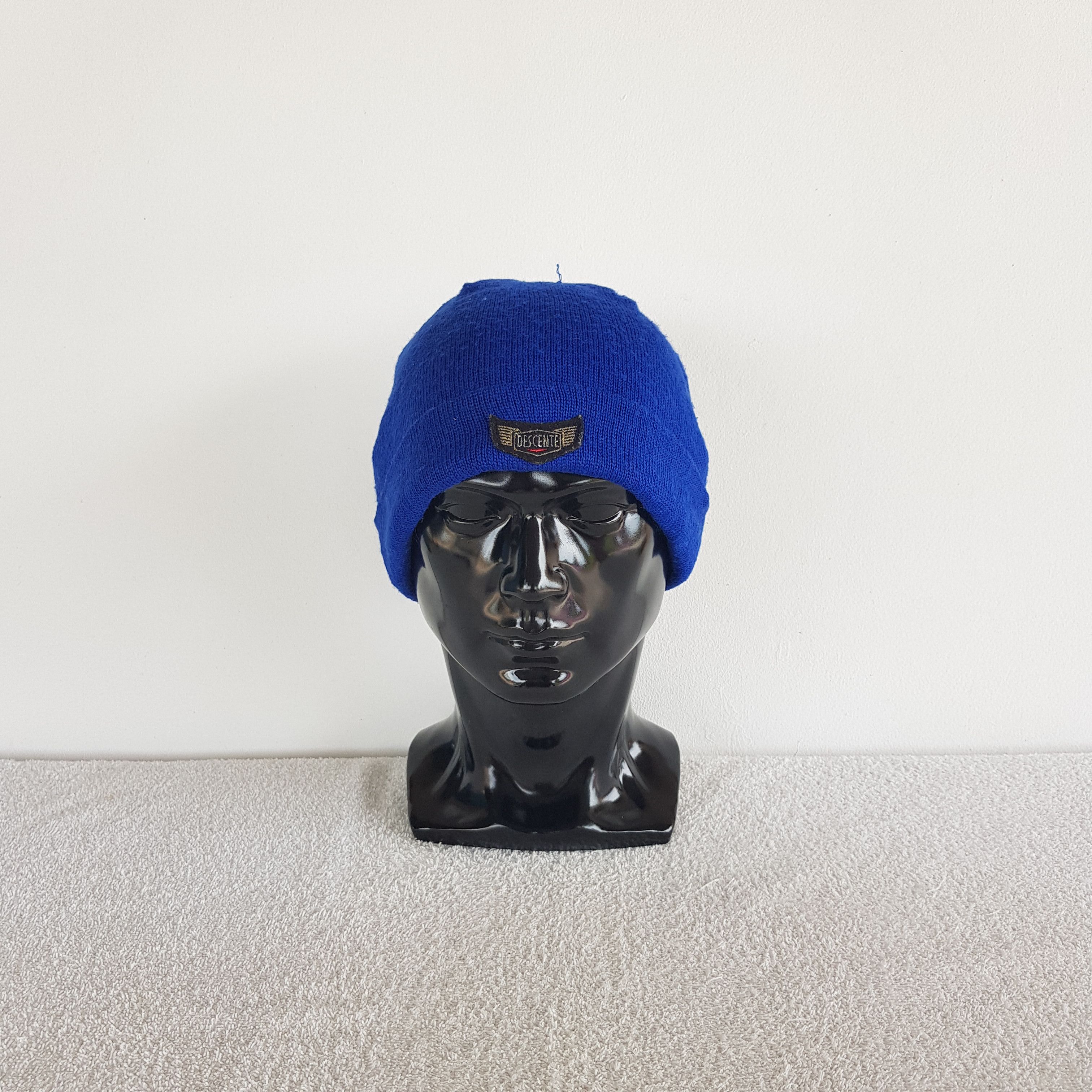Descente Vintage 90s Descente Beanie Ribbed Snow Caps Hats. Size ONE SIZE - 2 Thumbnail