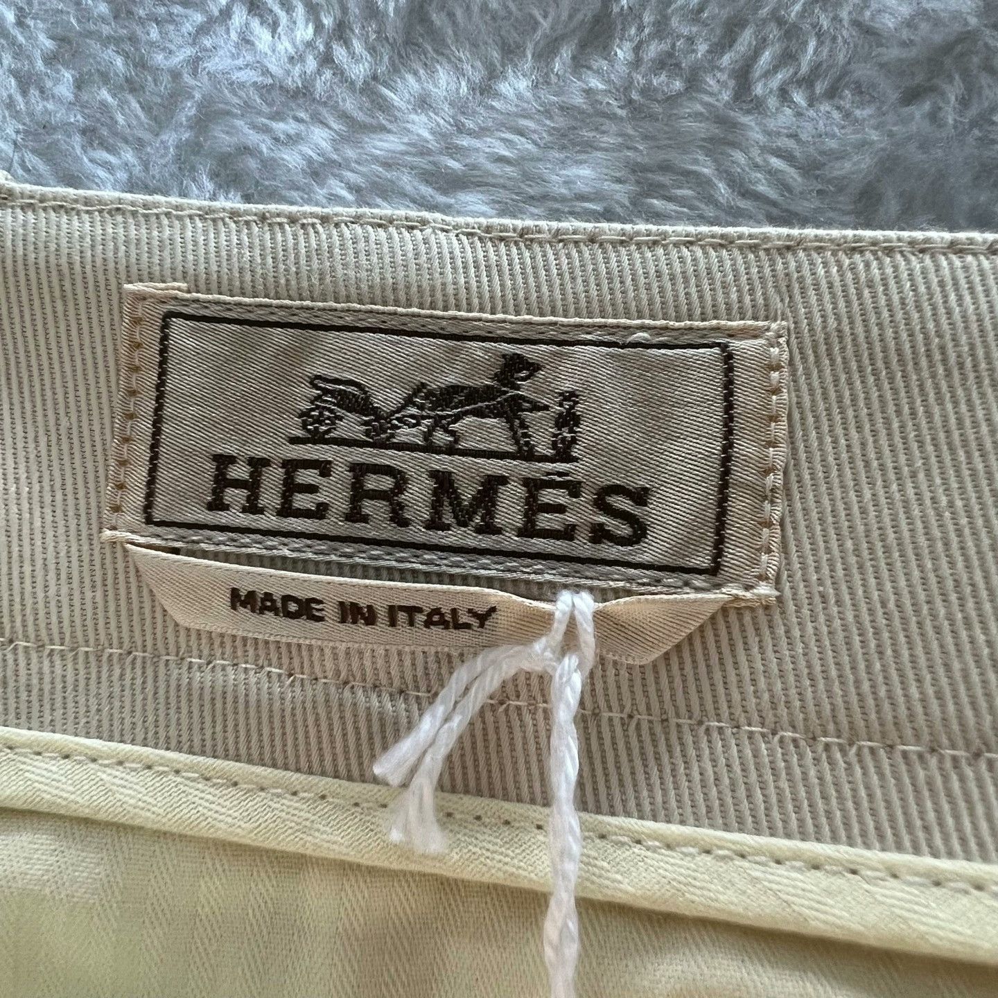 Hermes HERMES Solid Straight-Leg Trousers Size US 28 / EU 44 - 3 Thumbnail