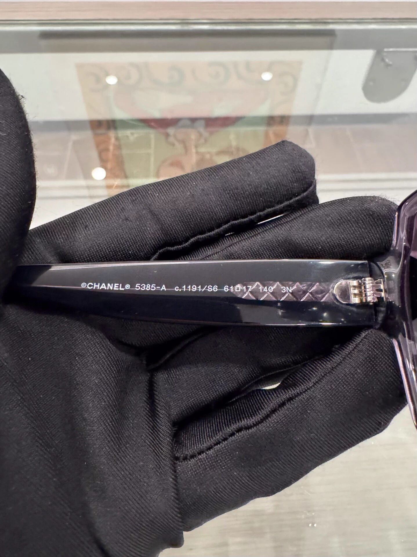 Chanel Chanel Silver CC Logo Black Sunglasses Size ONE SIZE - 7 Thumbnail