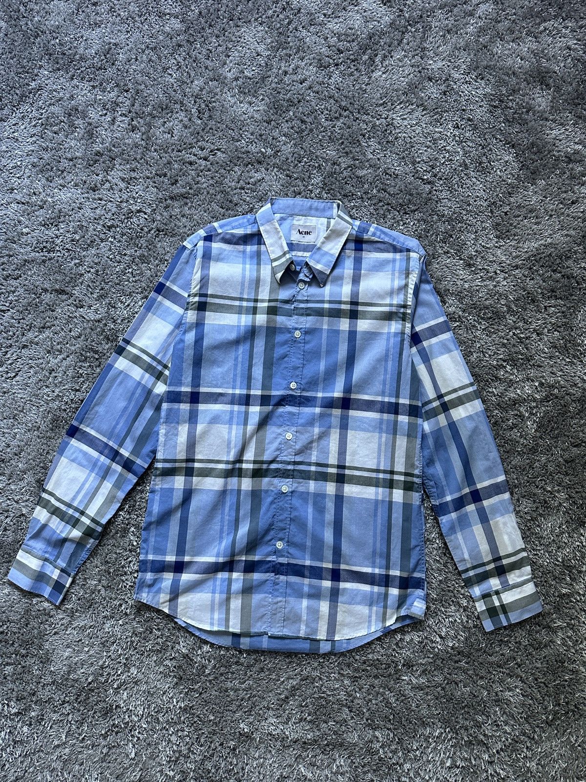 Acne Studios Acne Studios Shirt Size 48 BLUE Size US M / EU 48-50 / 2 - 1 Thumbnail
