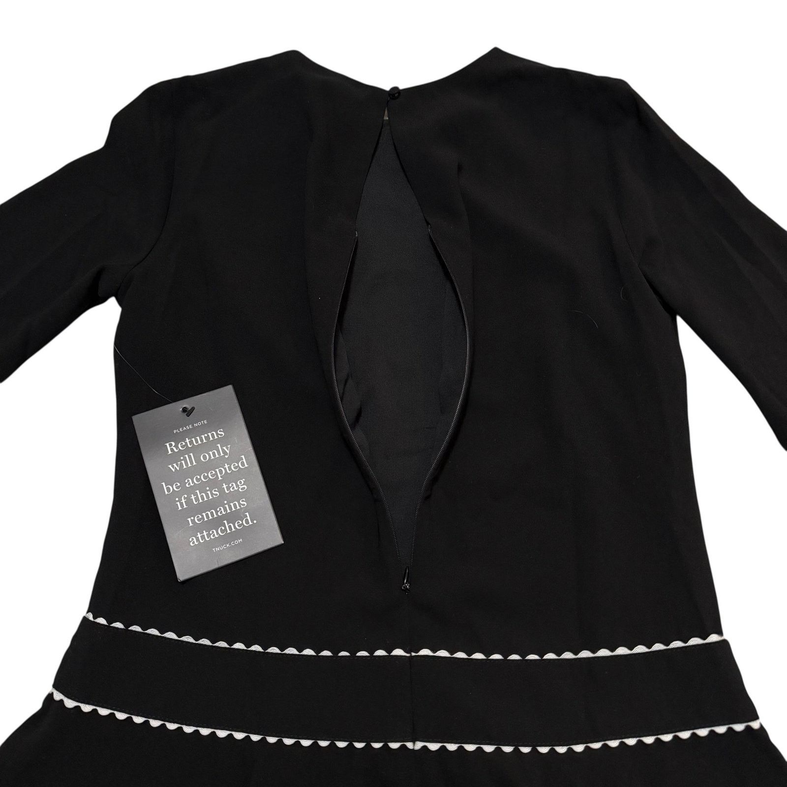 Other NEW Pomander Place Isabel Bow Dress Black White Size XS Size XS / US 0-2 / IT 36-38 - 11 Thumbnail