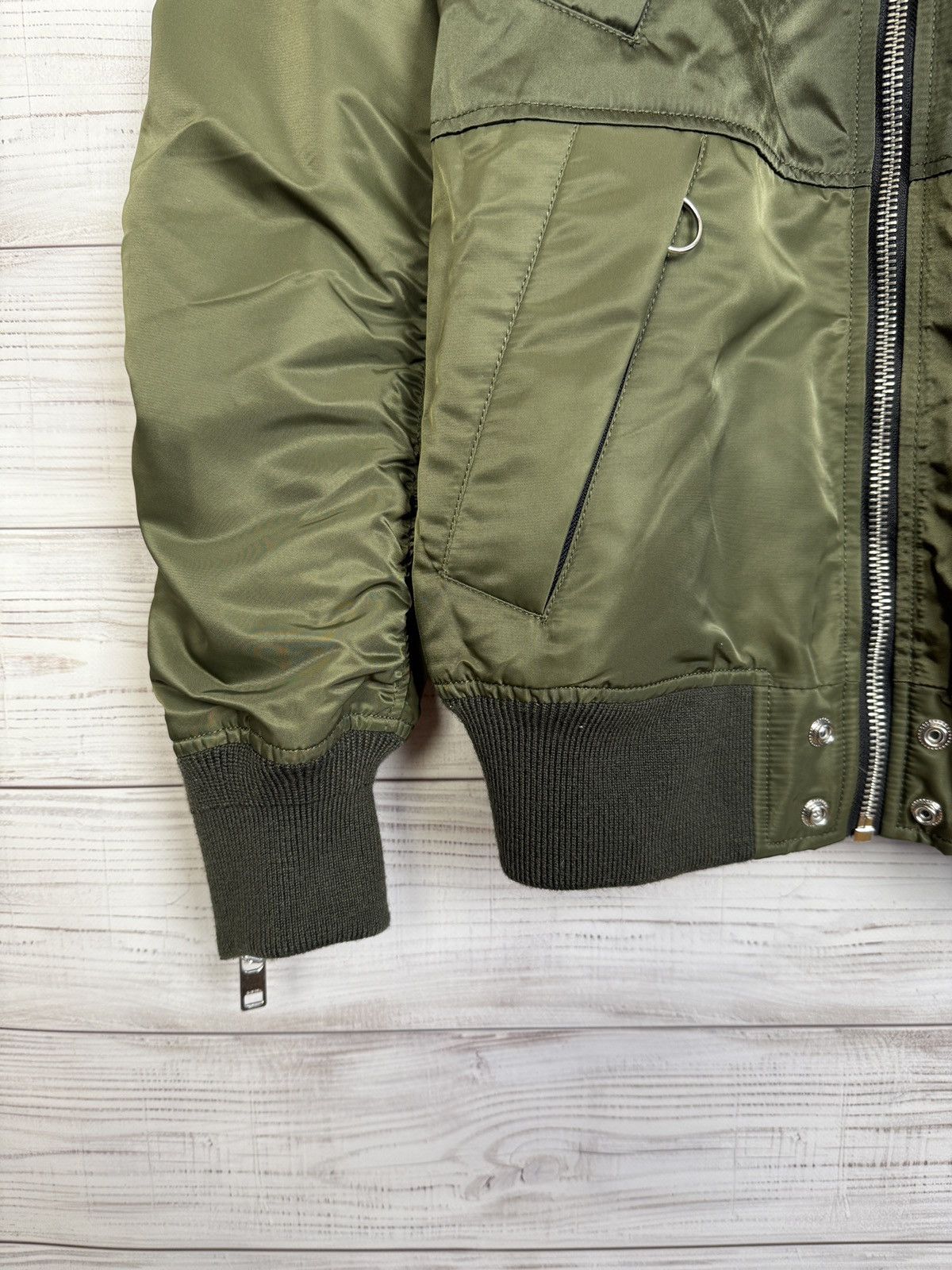 Diesel DIESEL Y2K Skin USA Aviator MA1 Reversible Bomber Jacket Size US S / EU 44-46 / 1 - 6 Thumbnail