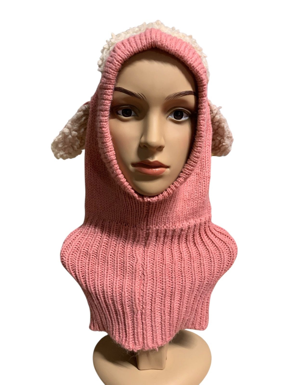 Japanese Brand Winter Lamb Hat Neck Warmer Fleece Ear Size ONE SIZE - 5 Thumbnail