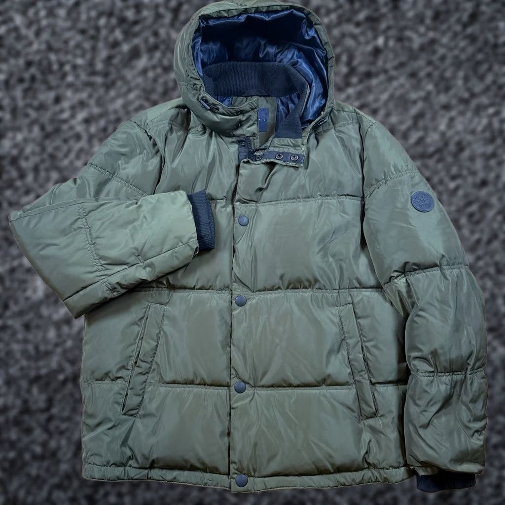 Lucky Brand Lucky Brand Puffer Jacket Mens Large Full Zip Hooded Insulated Green Logo Jacket Mens L Regular Hooded Size US L / EU 52-54 / 3 - 1 Thumbnail